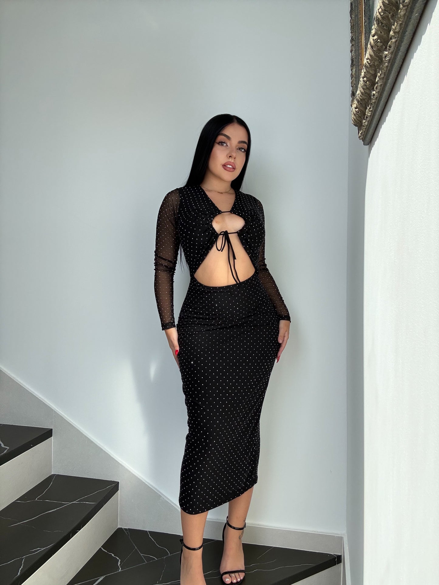 Vestido Midi Lentejuelas