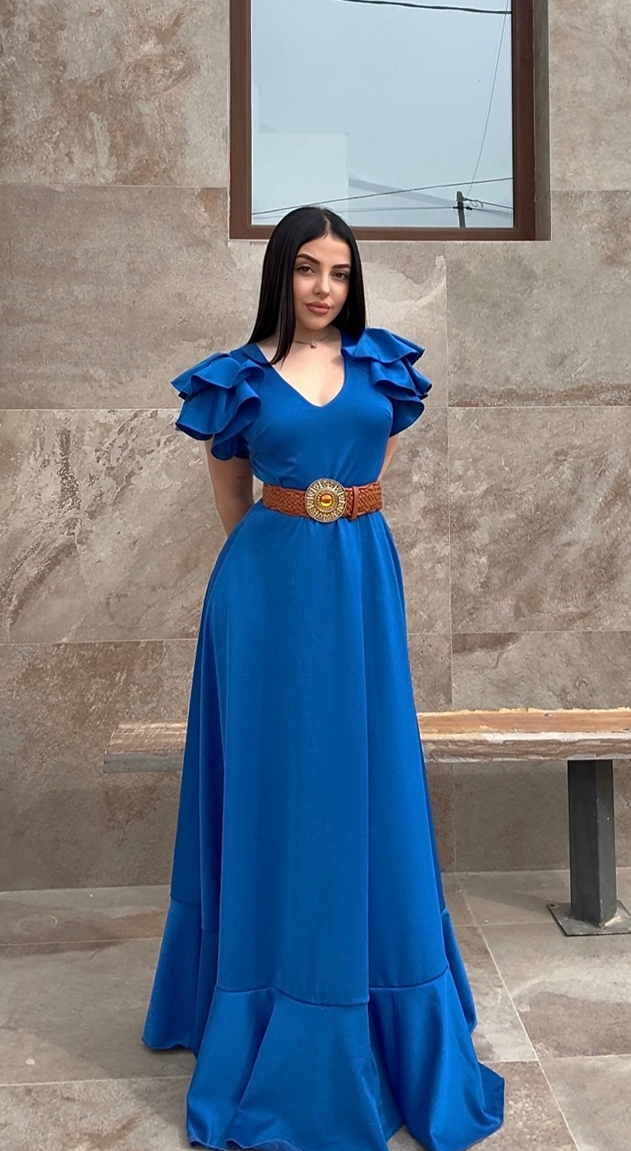 Bata Azul Rociera