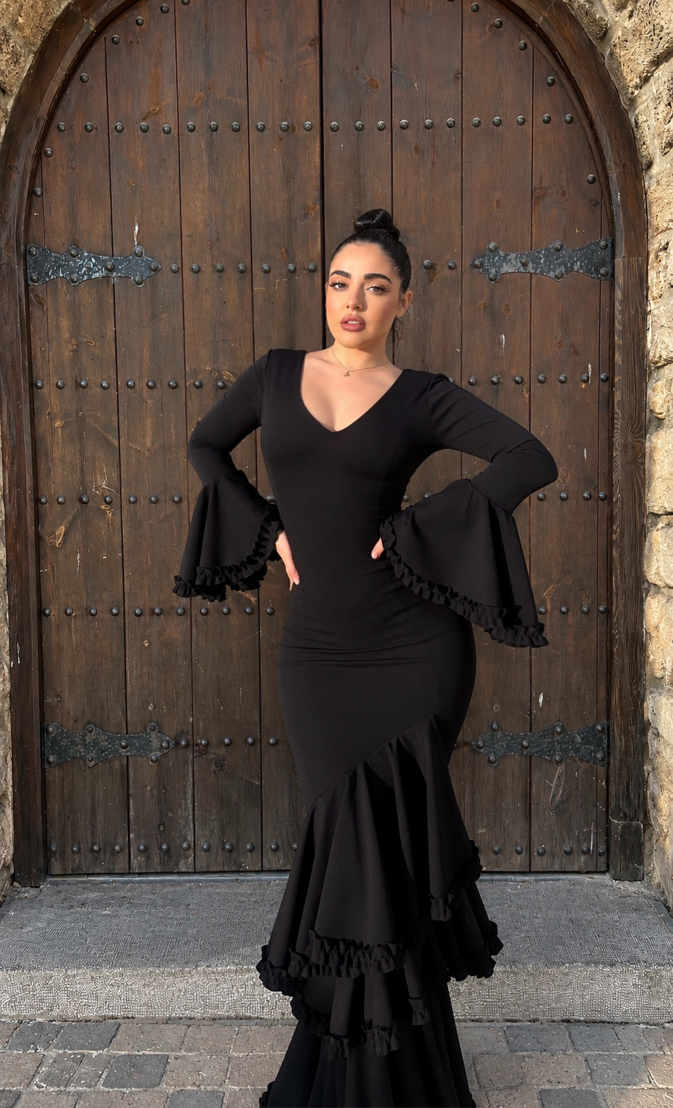 Traje negro tendencia
