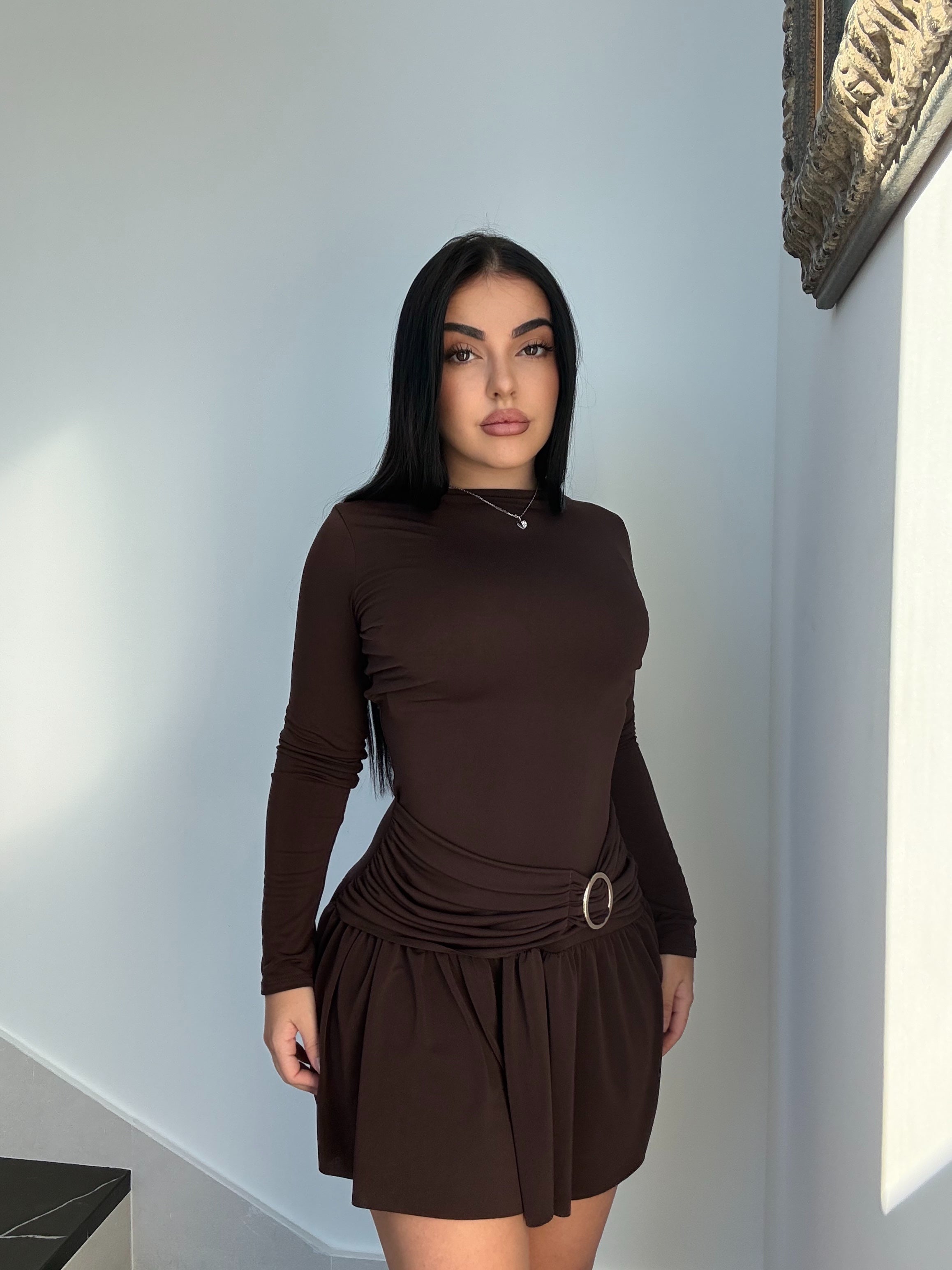 Vestido Café Casual