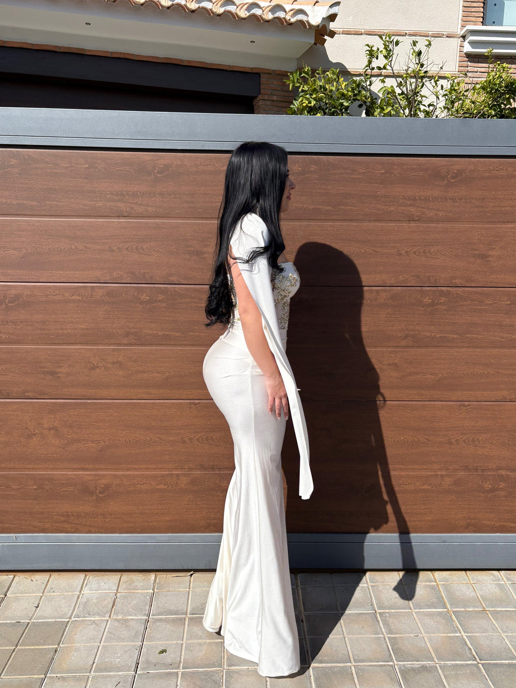 Vestido diva dorado