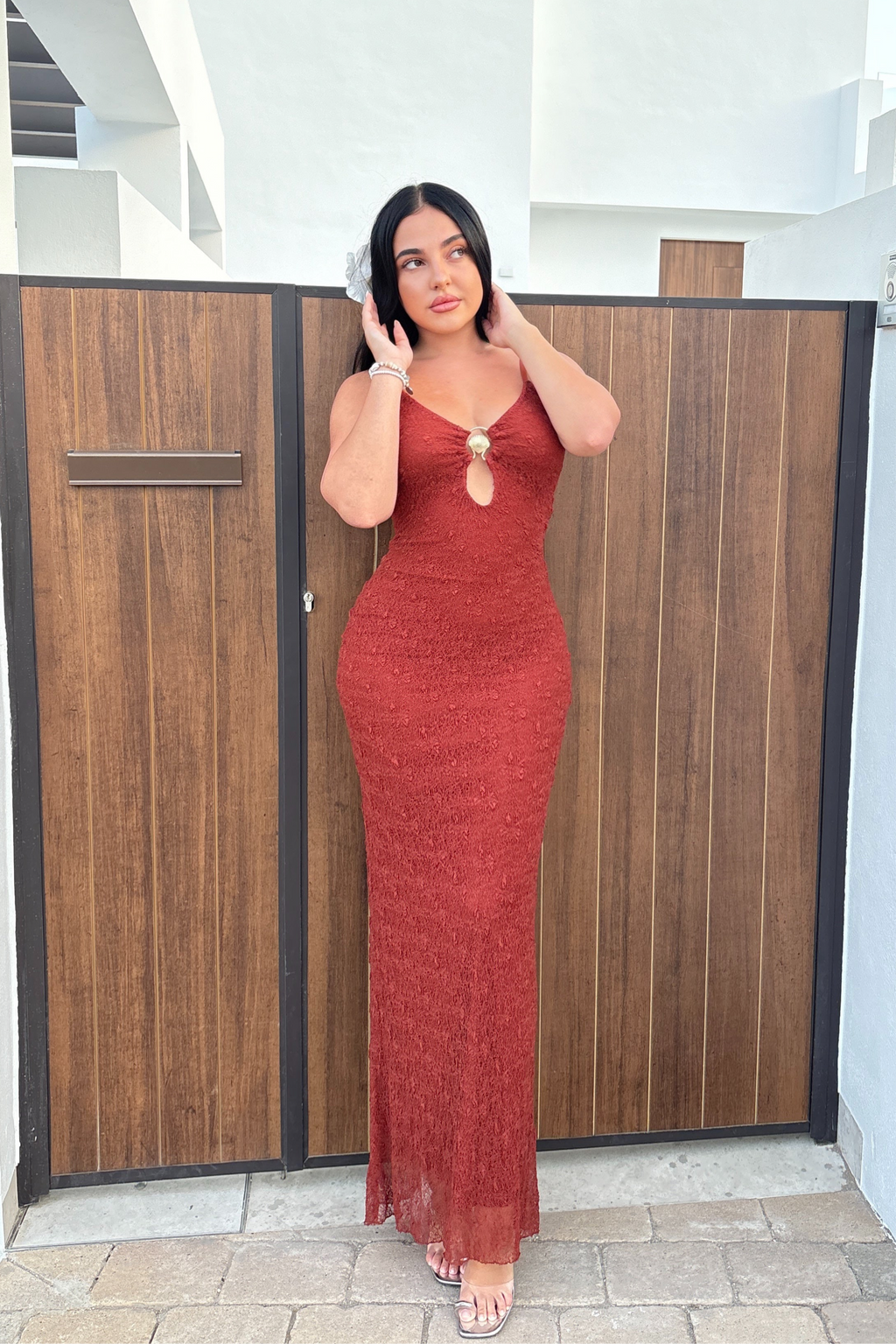Vestido Terracota