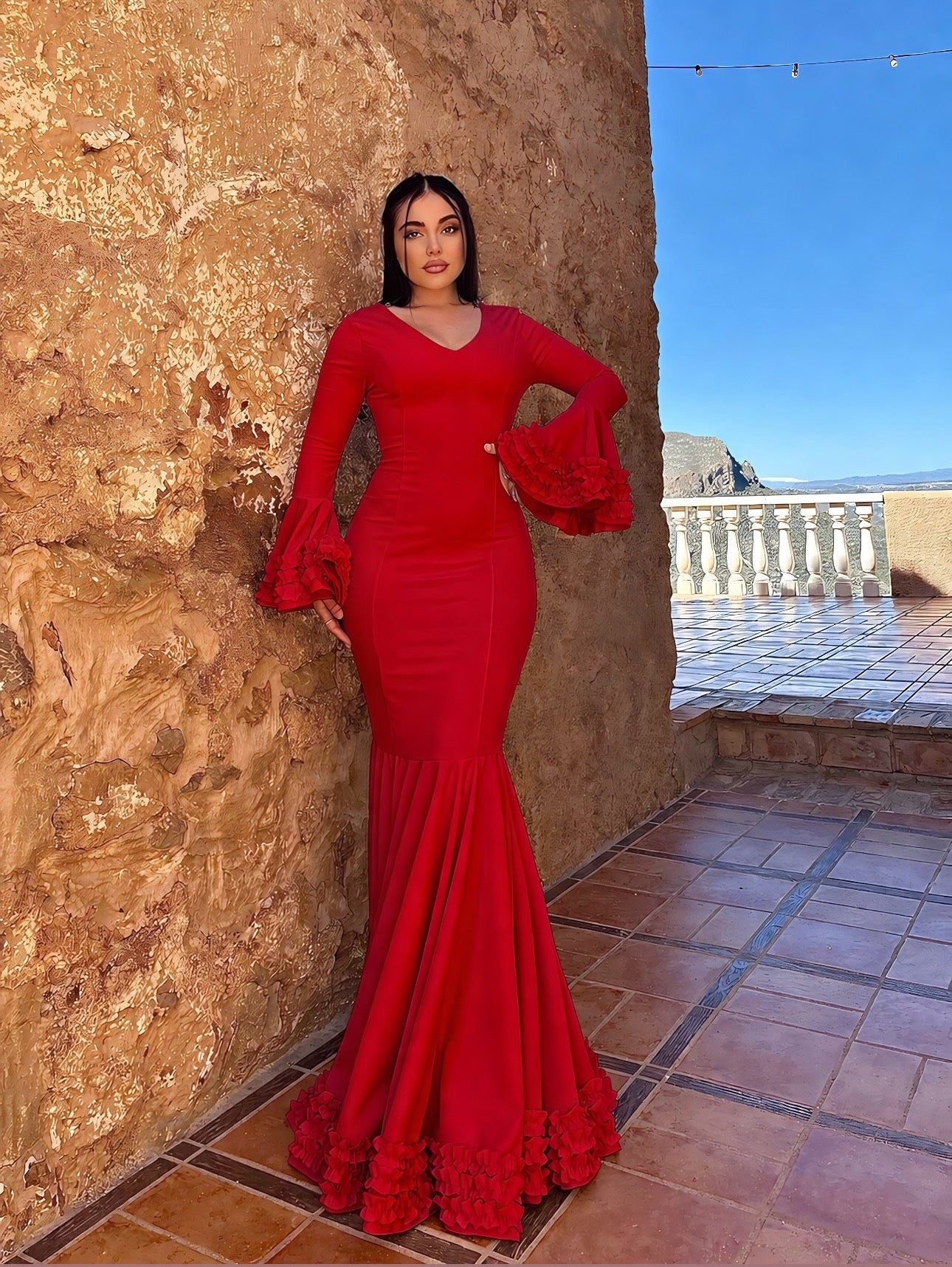 Traje Rojo Exotic