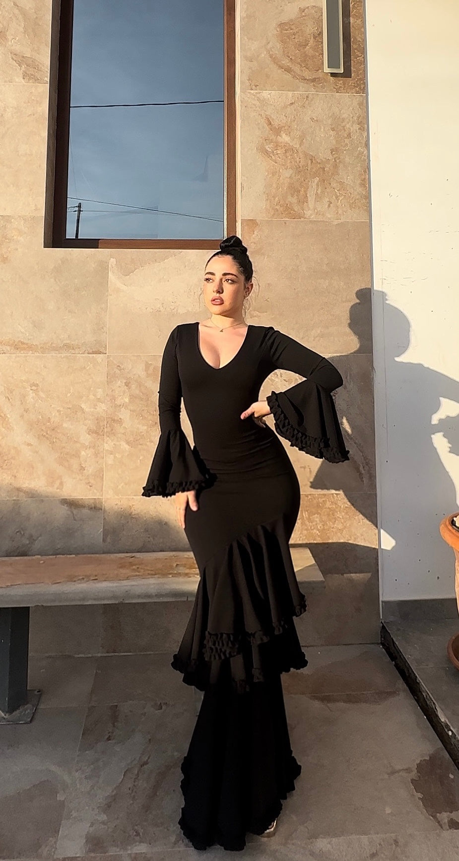 Traje negro tendencia