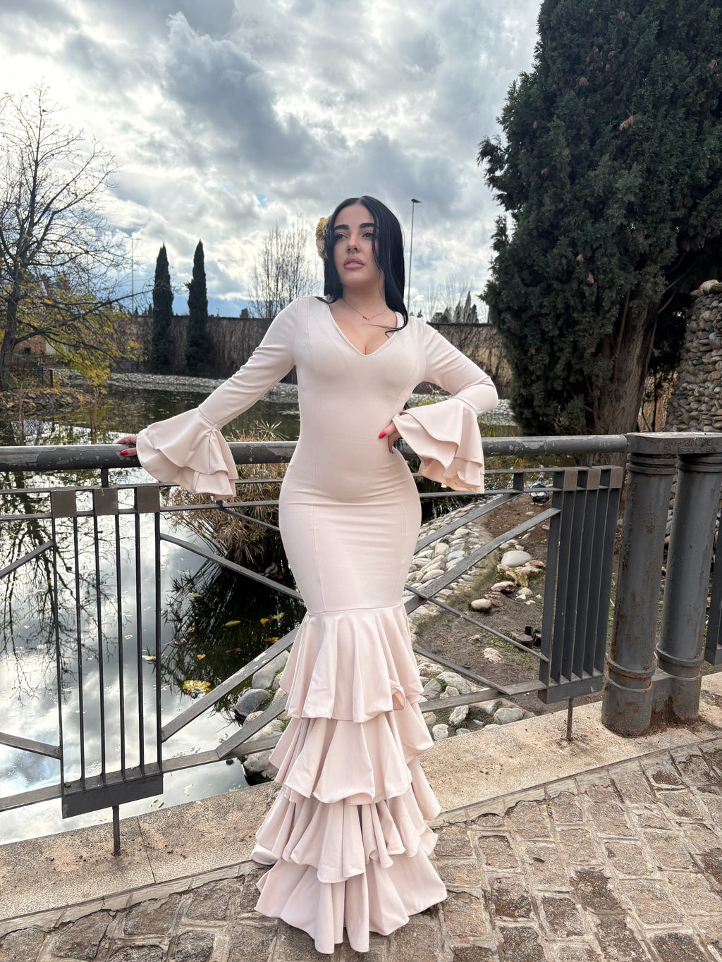 Traje “Flamenco Marfil”