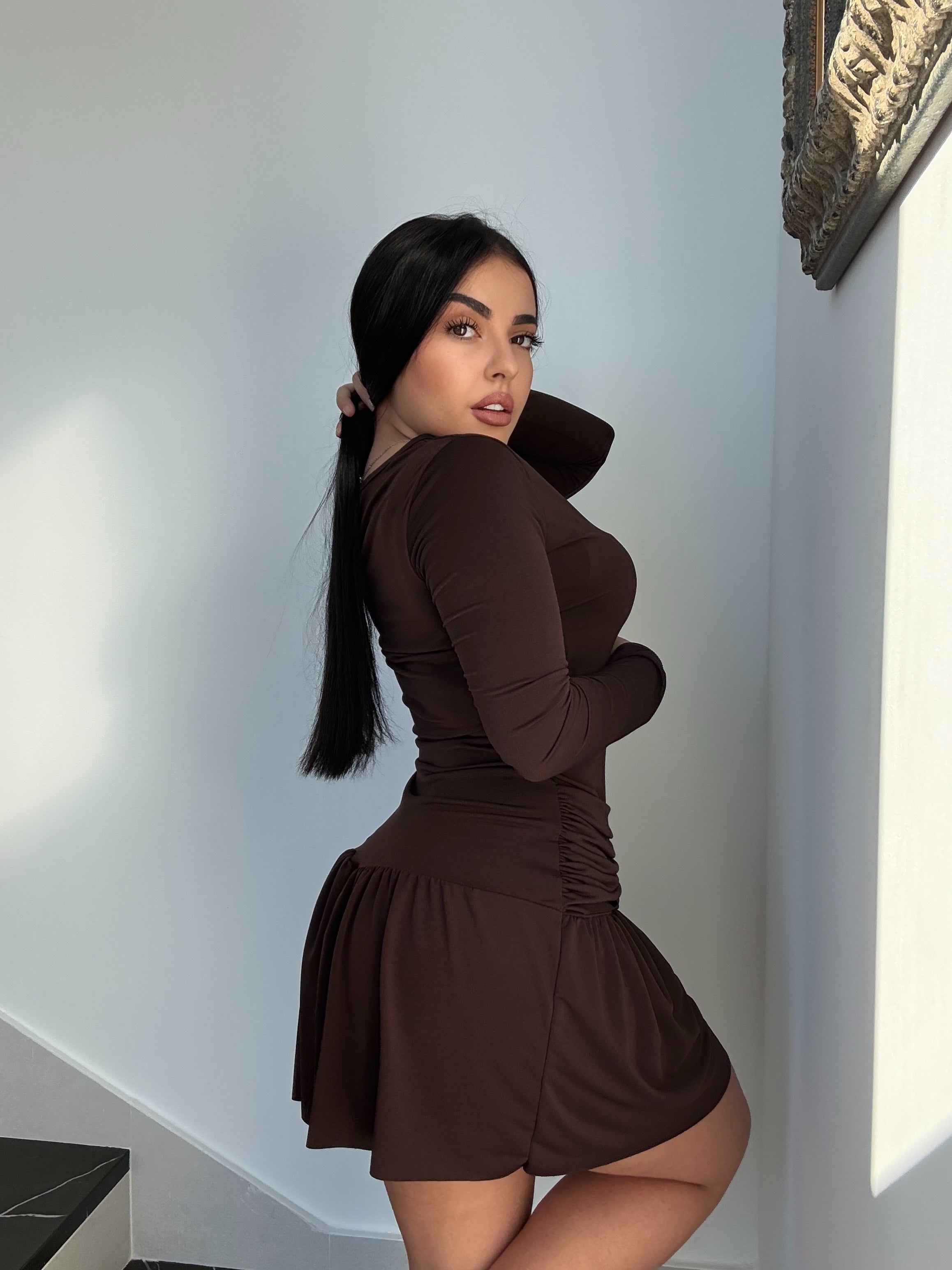 Vestido Café Casual