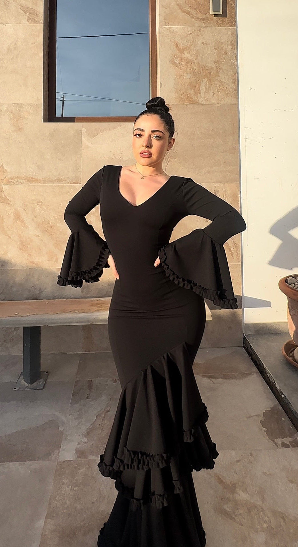 Traje negro tendencia