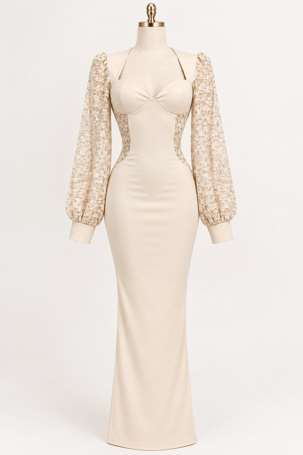 Vestido Escote Corazón
