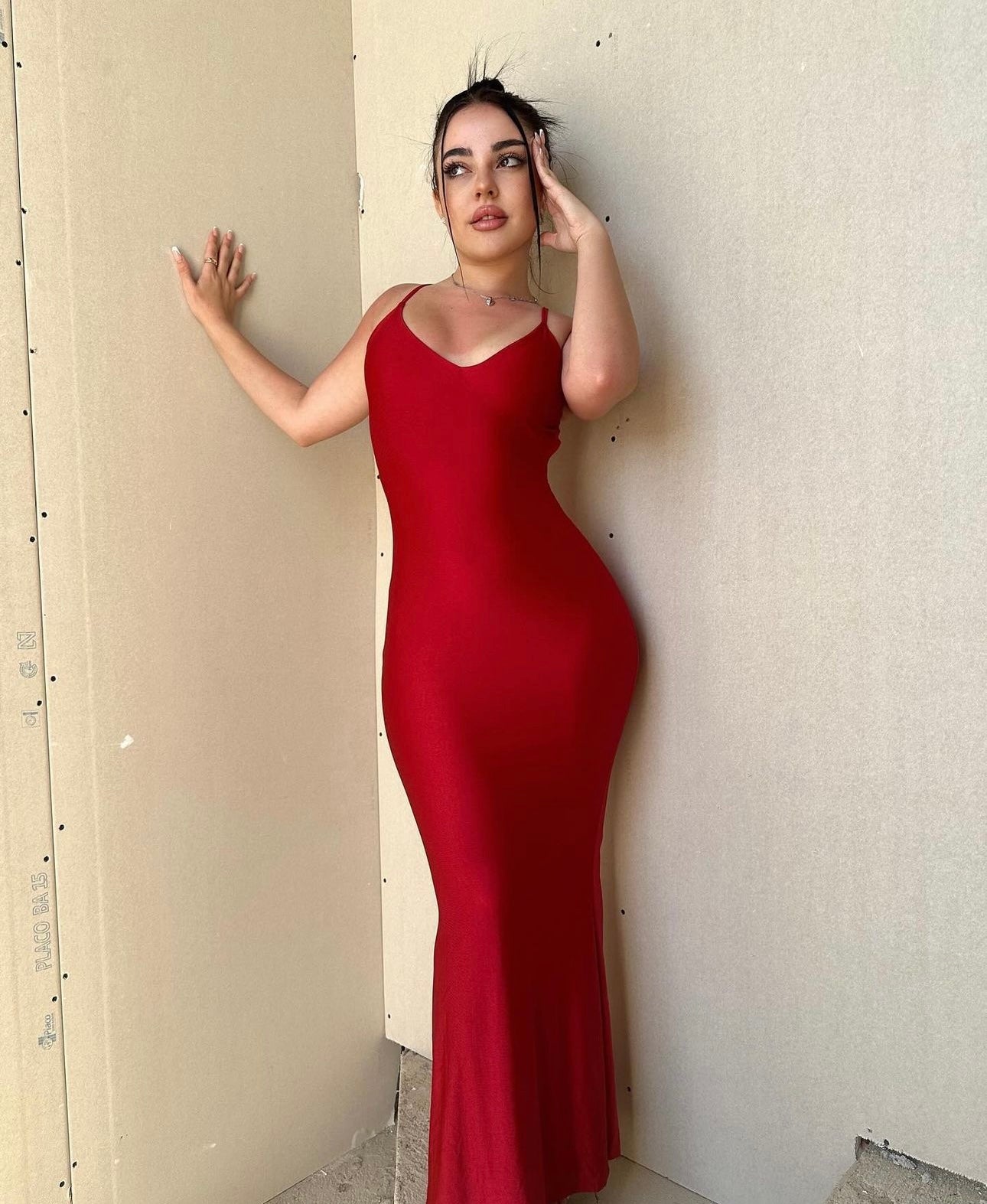 Vestido Rojo Fuego