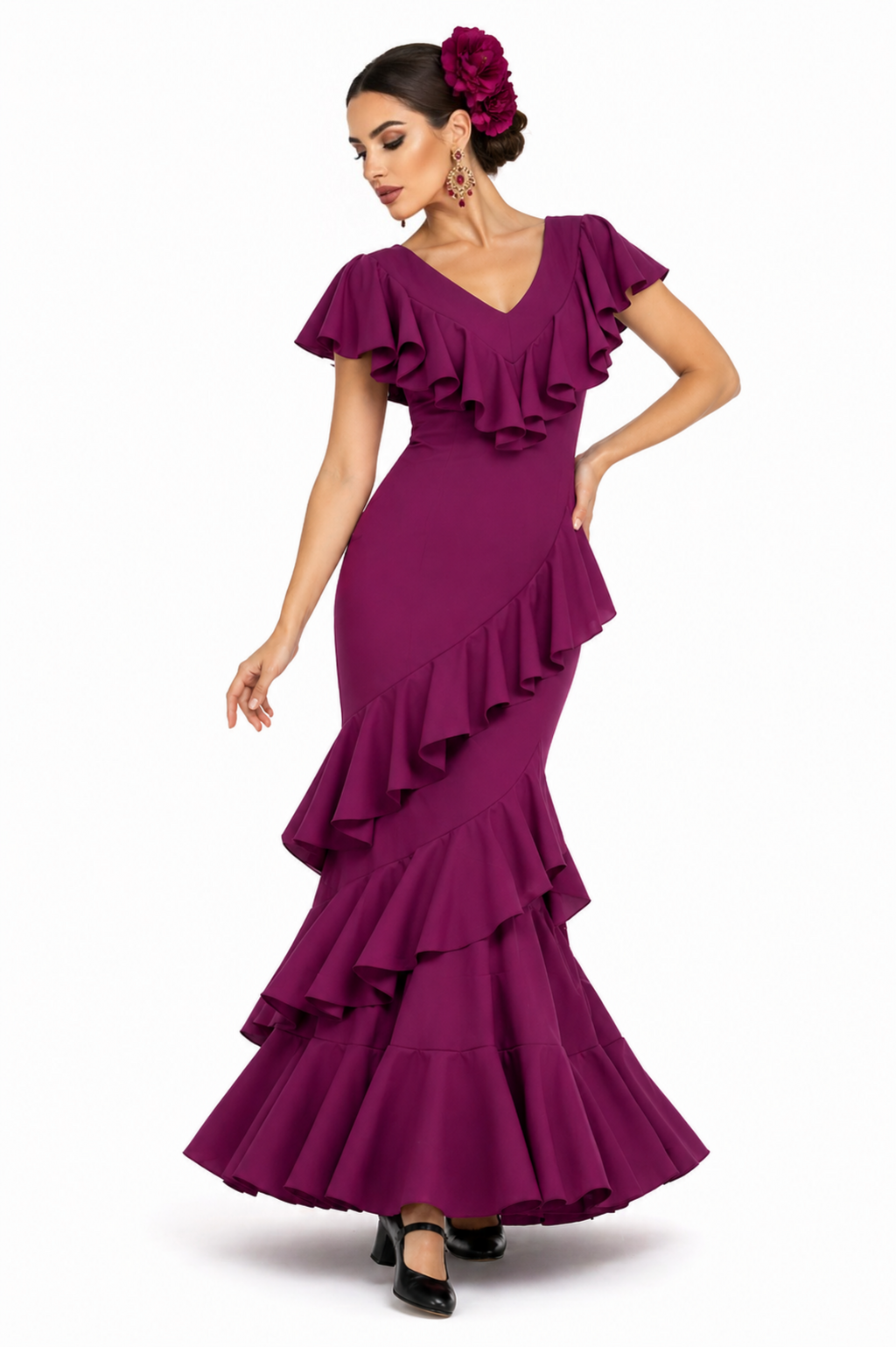 Vestido Flamenco con Volantes
