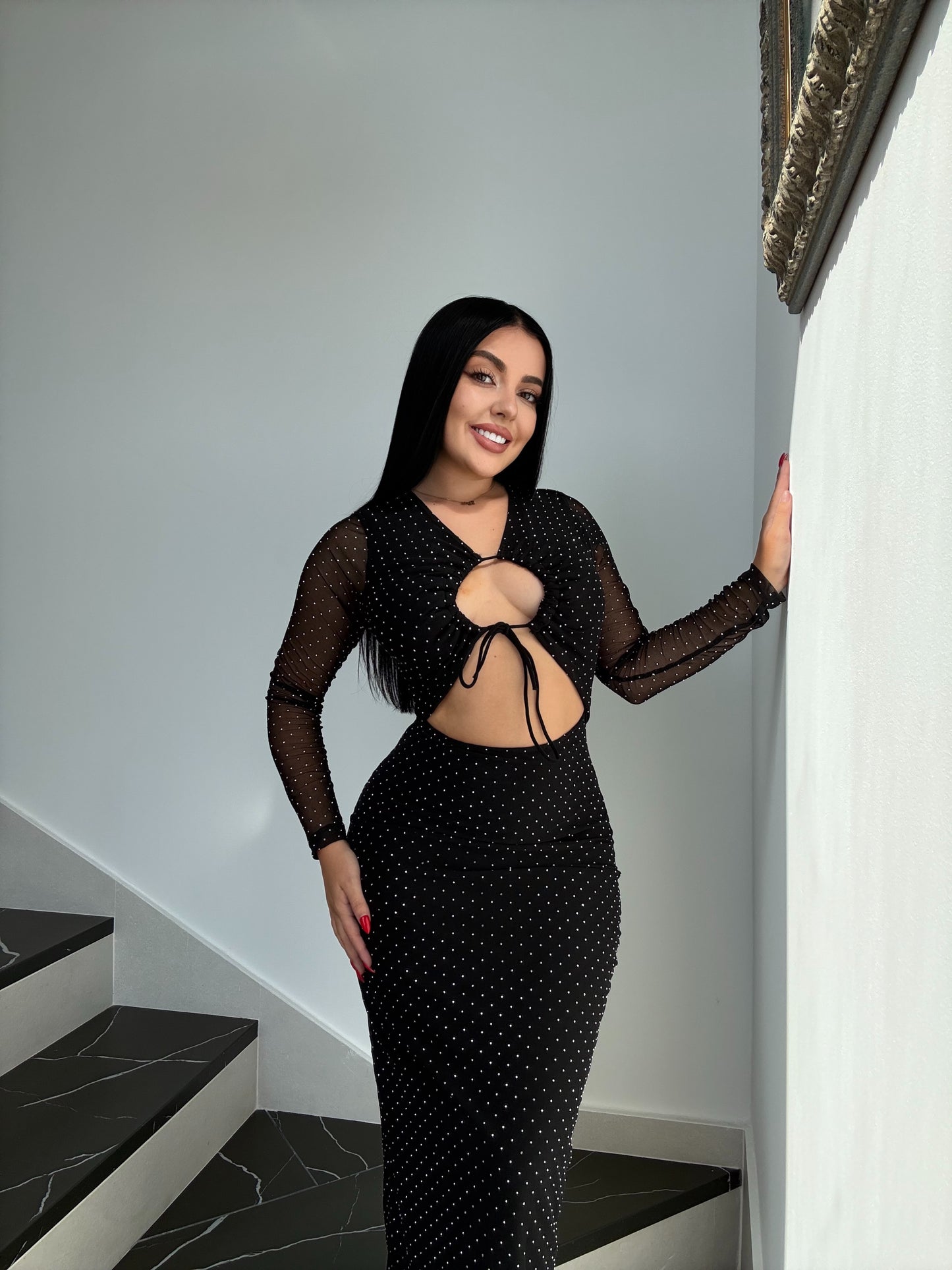 Vestido Midi Lentejuelas