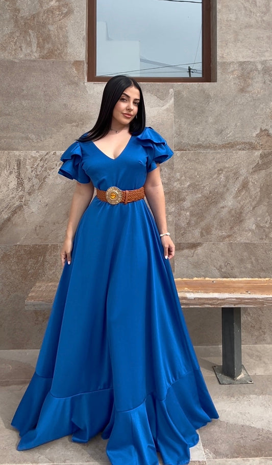 Bata Azul Rociera