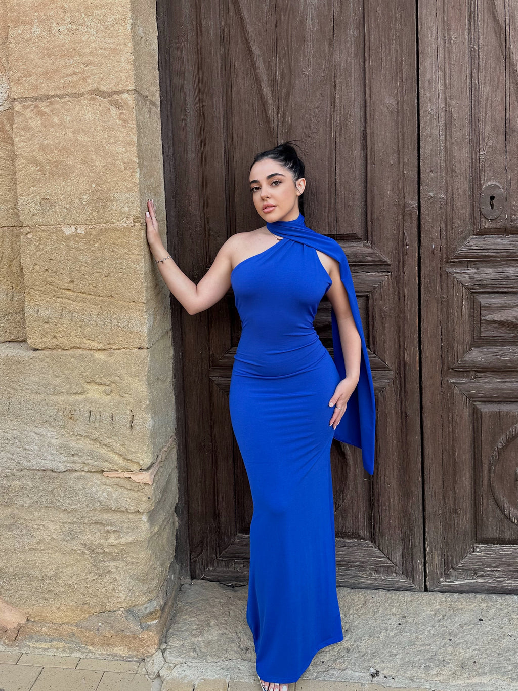 Vestido ceremonia Azul Eléctrico