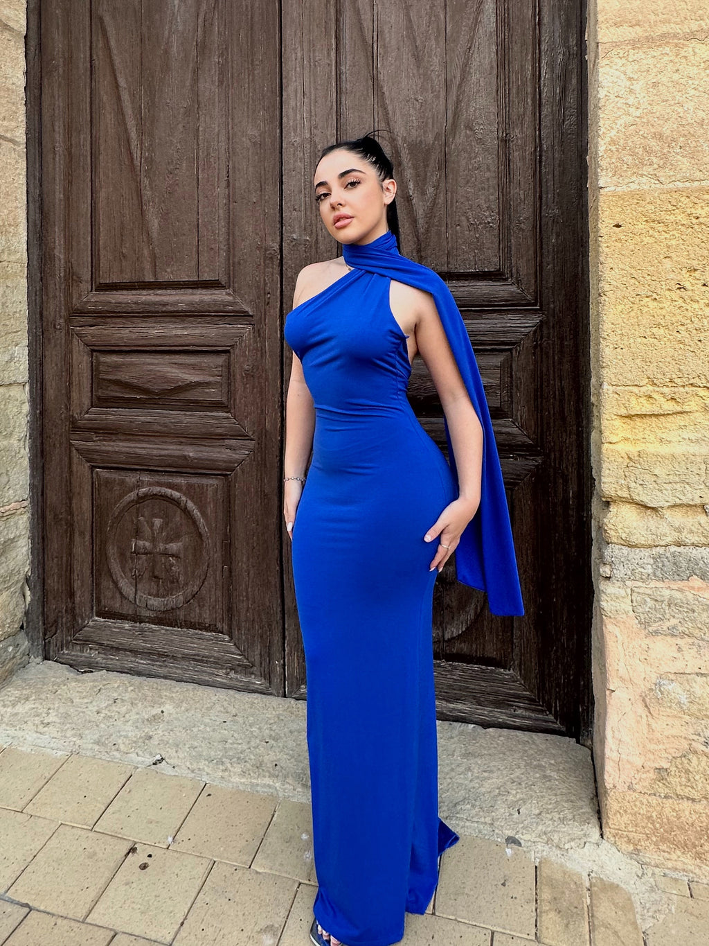 Vestido ceremonia Azul Eléctrico
